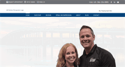 Desktop Screenshot of ormondhillfamilychiropractic.com